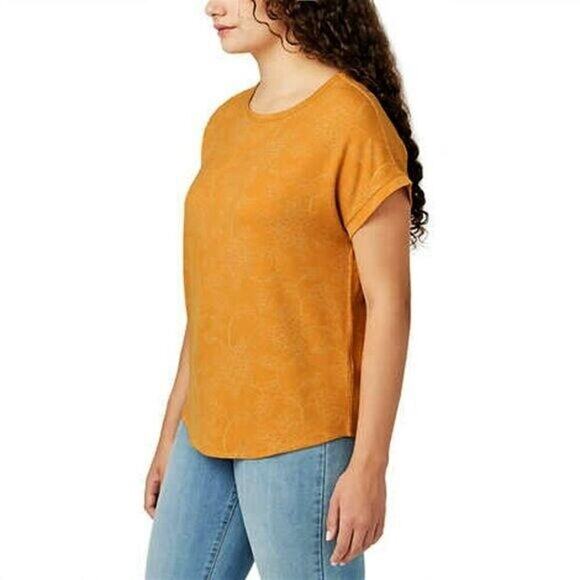 NWT Buffalo Devid Bitton Ultra Soft Relaxed Fit Floral Print T-Shirt Top - Picture 3 of 8